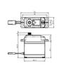 Savox Servos SB2230SGP High Voltage Brushless Digital Servo (Tall) W/Soft Start, 0.11Sec / 763.8Oz @ 8.4V view 2
