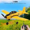 QIYHBVR RC Airplane 4CH 2.4GHz Remote Control Plane Ready to Fly with Xpilot Stabilization System One Key Aerobatic and One-Key U-Turn Function for Beginners Trainer Gift view 4