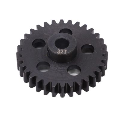 RC Replacement Gear, Steel M1 5mm 32T RC Pinion Gear Improved Gear Mesh Rustproof More Efficient Drivetrain for Repair
