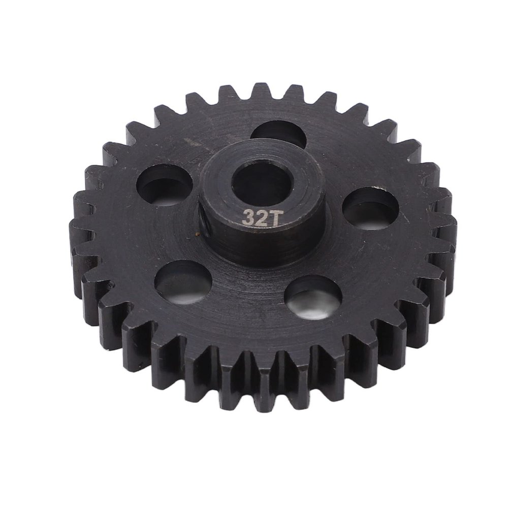 RC Replacement Gear, Steel M1 5mm 32T RC Pinion Gear Improved Gear Mesh Rustproof More Efficient Drivetrain for Repair