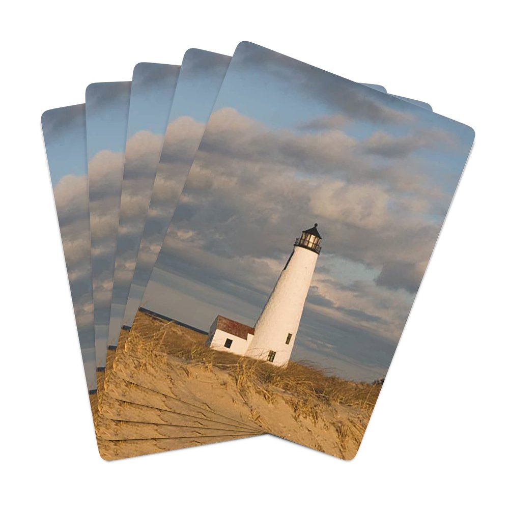 Brian Bula Nantucket Great Point Lighthouse Playing Cards Nantucket Poker Cards
