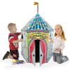 Adventure Awaits! Kids Cardboard Circus Playhouse - Color, Draw, and Customize - Great for Playtime and Arts-and-Crafts Time view 2