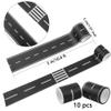 Haconba 10 Rolls 16.4 Feet Road Tape Black Road Tapes for Kids Toy Car Track Racing Party Decoration (Style Set 1) view 2