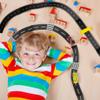 Haconba 10 Rolls 16.4 Feet Road Tape Black Road Tapes for Kids Toy Car Track Racing Party Decoration (Style Set 1) view 3