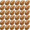 WELLVO 36 Pack Mini Foam Football 2.17" Mini Football Party Favor Stress Ball Bulk Small Foam Sports Ball for Birthday Gift Goodie Bags Stuffers view 1