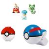 Pokemon Monster Collection Pop-N-Catch & Pokedelze Travel Set of 3 (Quaxly, Fuecoco, Sprigatito, Great Ball, Pokeball) view 2