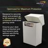 BCW Japanese Small Card Deck Case - White view 2