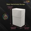 BCW Japanese Small Card Deck Case - White view 3