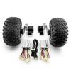 L-faster Dual 10 Inch Off-Road Fat Wheel 350W Geared Motor Chain Drive Kit Reverse Switch for Sand Buggy Wagon Bike (36V350W Max 8kph) view 1
