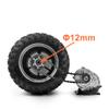 L-faster Dual 10 Inch Off-Road Fat Wheel 350W Geared Motor Chain Drive Kit Reverse Switch for Sand Buggy Wagon Bike (36V350W Max 8kph) view 3