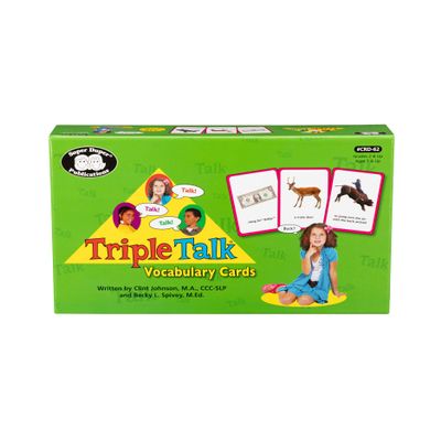 Super Duper Publications | Triple Talk | Vocabulary Card Game - Multiple Meaning Words Educational Learning Materials for Children