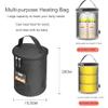 ERIQKCA Portable Car Baby Bottle Warmer, Constant Temperature Milk Heater Heating Bag, Breastmilk Fast Heating Bag with Temperature Display, Baby Bottle Warmer Bag for DC12V Vehicles (Black) view 2
