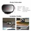 1x Car Baby Back Seat Rear View Mirror for Infant Child Toddler Safety Suction&Clip view 2