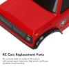 LBEC RC Car Body, Easy Installation PE Material Lifelike Cool RC Body Shells for 1:24 Tracked Vehicle (Red), LBECw52m1gthb7-12 view 2