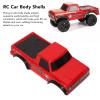 LBEC RC Car Body, Easy Installation PE Material Lifelike Cool RC Body Shells for 1:24 Tracked Vehicle (Red), LBECw52m1gthb7-12 view 3