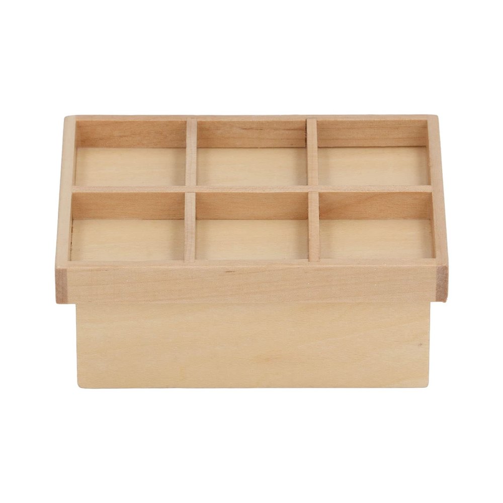 Dollhouse Vegetable Fruit Stand, Exquisite Birch Portable Beautiful Miniature Vegetable Fruit Stand for 112 Doll House (Wood Color)