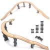 Wooden Train Bridges, Viaduct Bridge, Wooden Train Track Accessories, Wood Train Tracks, Train Tracks Compatible with All Major Brands, Wood Toys for Girls & Boys view 4