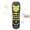 iKOIHO Baby Remote Control Toy, Realistic Toddler TV Remote Toy with Light Sound Kid Learning Education Musical Toys with English French Spanish Infant Gift for Boys Girls 6M+ (Black) view 1