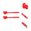 INOOMP 2pcs Heart-Shaped Maker Clips Plastic Outdoor Clamps for Keep Hands Warm and Clean for Boys and Girls Ages and up view 4