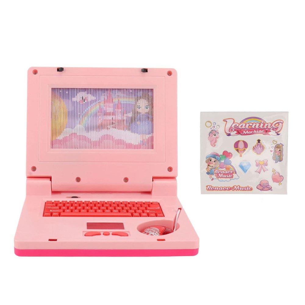 Educational Laptop Toy, Kids Learning Computer, Interactive Learning Tool, Fun Simulation Computer, led Music Learning Toy