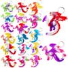 100 Packs Dragon Bulk Mini pop Fidget Gifts for Holiday Boys and Girls Kids Party Favors Supplies and Classroom Students Prize view 1