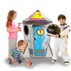 Adventure Awaits! Kids Cardboard Rocket Playhouse - Color, Draw, and Customize - Great for Playtime and Arts-and-Crafts Time view 2