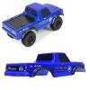 LBEC RC Car Body, Easy Installation PE Material Lifelike Cool RC Body Shells for 1:24 Tracked Vehicle (Blue) view 2