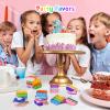 Dinosaur Party Favors Dinosaur Keychains Kids Party Favors Fidget Toys Bulk 30 Pack Mini Pop Fidget Keychain Its, Dino Favors for Kids 4-8 Children Mini Supplies It Small Birthday Decorations Trinkets view 4