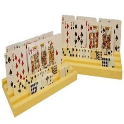 ARC-POWER for 2 Piece Plastic Playing Card and Domino Holder Rack Holding Game Display Stand