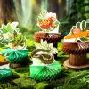 12 Pcs Reptile Honeycomb Centerpieces Jungle Animal Birthday Party Decorations DIY Assemble Reptile Party Favors Snake Lizard Honeycomb Centerpieces for Birthday Baby Shower Decor, Photo Booth Props view 4