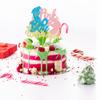 1Pcs Pink or Blue We Love You Cake Topper Winter Gender Reveal Cake Topper Snowflake Gender Reveal Cake Decoration for Winter Baby Shower Decorations view 4
