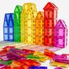 Mruikeny Magnetic Tiles Building Blocks for 3 4 5 6 7 8+ Years Old Boys Girls Colorful Magnet Stacking Toys Birthday Gift for Toddlers STEM Preschool Educational Construction Tiles Set view 1