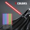 auomii Lightsaber RGB 7 Color Metal Hilt Light Saber Swing USB Rechargeable Light Sword with Sounds Effect for Kids Adults Cosplay Children's Day view 2