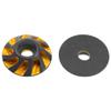 2Pcs HIRCQOO 1/8 RC Wing Buttons RC Metal Rear Wing Buttons Gasket OD 15mm Compatible with HPI HSP Redcat Traxxas Axial Himoto 1/8 RC Off Road Truck Buggy Racing Car (Yellow) view 3