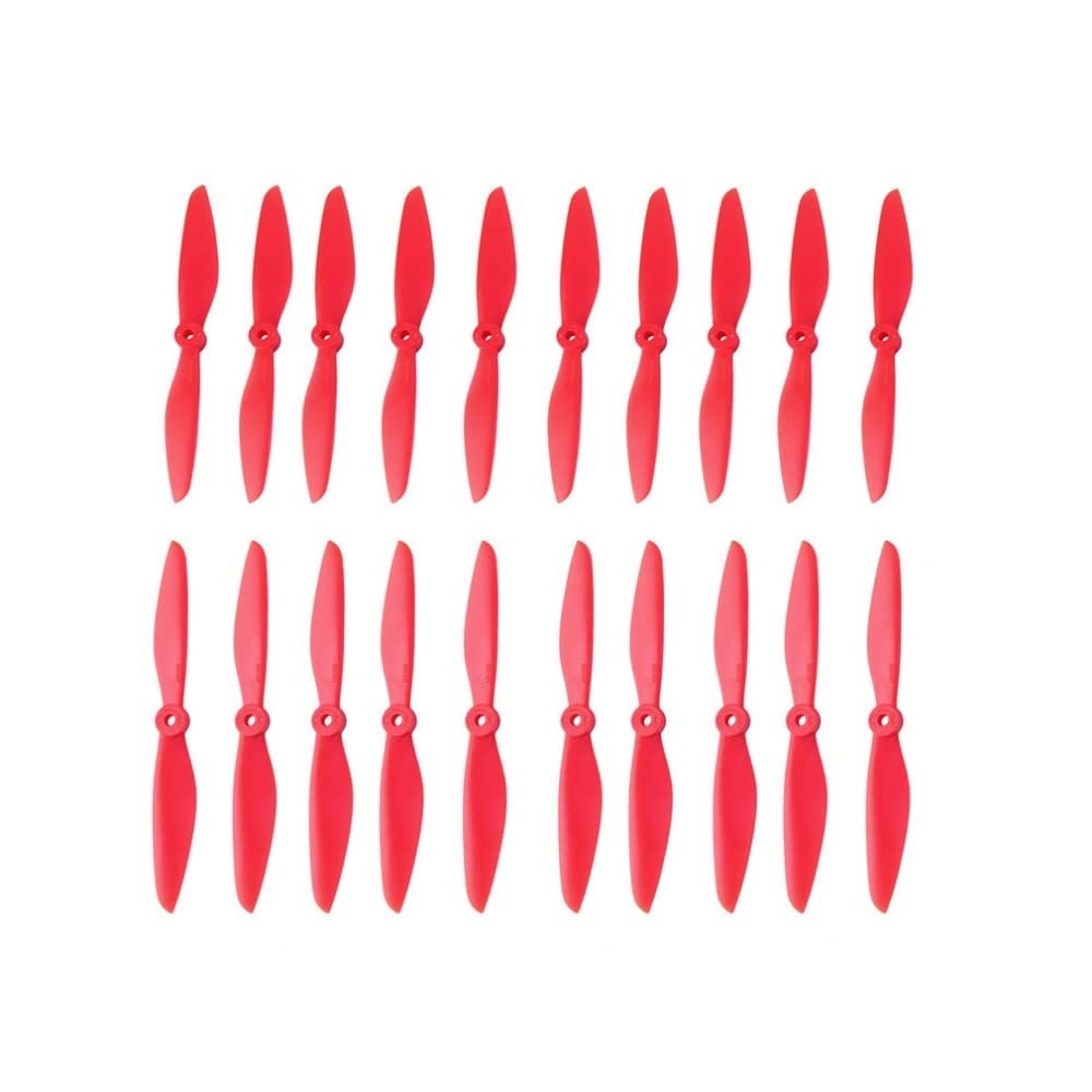 APEFIT Drone Accessories for Kingkong 6040 Propeller 20pcs/lot 6 * 4 Propeller Prop CW CCW RC QAV 250 Quadcopter Multi-Copter (10 Pair) Replaceable (Color : 6040 red)