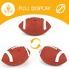 H&W Football Piggy Bank for Boys, Shatterproof Rugby Sports Themed Coin Bank, Large Size, Super Bowl Gift for Kids view 3