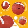 H&W Football Piggy Bank for Boys, Shatterproof Rugby Sports Themed Coin Bank, Large Size, Super Bowl Gift for Kids view 4