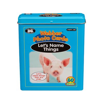Super Duper Publications | Webber Photo Cards Lets Name Things | Flashcards - Naming, Semantic Mapping, and Categorization | Educational Learning Materials for Children