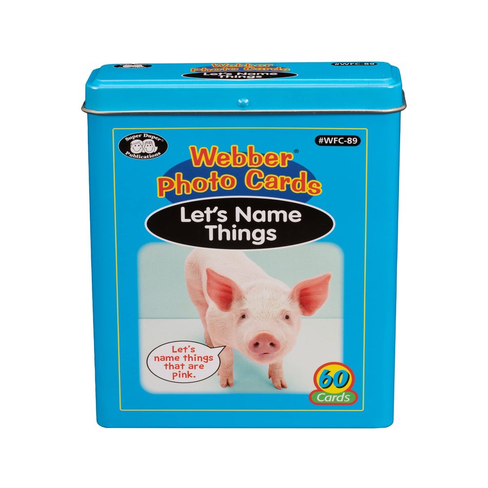 Super Duper Publications | Webber Photo Cards  Lets Name Things | Flashcards - Naming, Semantic Mapping, and Categorization | Educational Learning Materials for Children