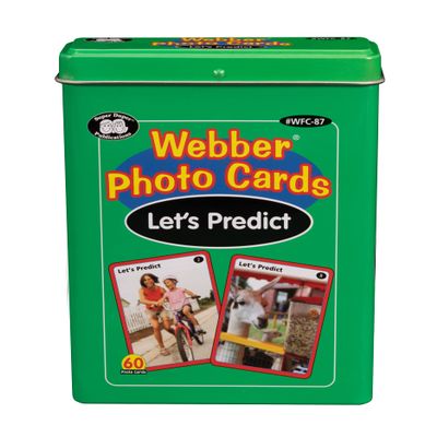 Super Duper Publications | Webber Photo Cards Lets Predict | Educational Learning Materials for Children