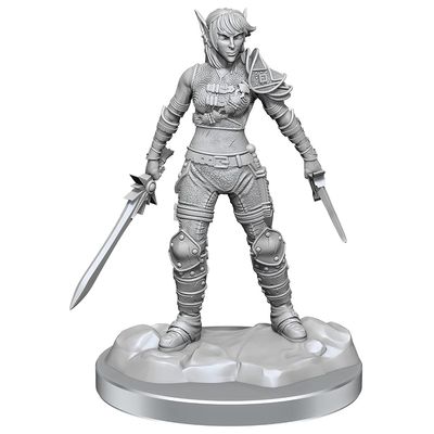 WizKids D&D Nolzur's Marvelous Miniatures: Elf Rogue & Half-Elf Rogue Protg