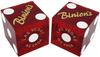 Cyber-Deals Rattan Craps Dealer Dice Stick 36" Inch + Selected Las Vegas Casino Authentic Dice Pair + Dice Pouch Bundle (Binion's (Dark Red Polished)) view 4
