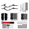Powerhobby LCG Carbon Fiber Chassis Kit Frame for 1/10 Axial SCX10 & SCX10 II view 1