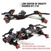 Powerhobby LCG Carbon Fiber Chassis Kit Frame for 1/10 Axial SCX10 & SCX10 II view 3
