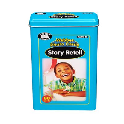 Super Duper Publications | Webber Photo Cards - Story Retell | Flashcards - Listening, Reading Comprehension, Story Retell, and Vocabulary Skills | Educational Learning Resource for Children