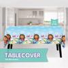 Gabby Dollhouse Party Decorations | Gabby Dollhouse Birthday Decorations | Tablecover, Plates, Napkins, Button | Serves 16 | view 3