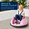 Best Choice Products 6V Electric Kids Ride On Bumpin Bumper Car, 1.5 - 6 Years Old, Parent Remote Control, 360 Degree Spin, Lights, Sounds - Blue view 3