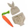 Abaodam 3pcs Knitted Baby Photo Outfits Newborn Bunny Costume Easter Set for Boys Girls view 1