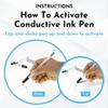 Circuit Scribe Sticker Kit | Circuit Drawing Conductive Ink Pen & 11 Electronic Sticker Modules for Future Inventors | 27 Lessons Workbook | Learning & Education STEM Toy for Ages 8+ view 3