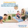 ECR4Kids SoftZone Lincoln Tunnel Climber, Toddler Playset, Earthtone, 9-Piece view 3
